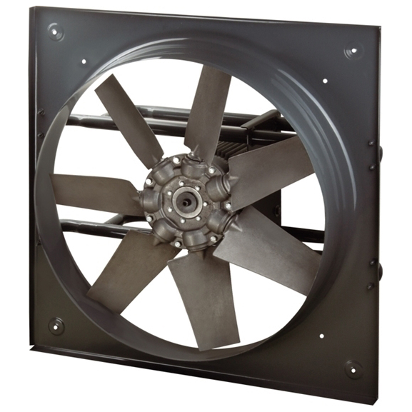 فن آکسیال صنعتی سری DVMP با موتور دمنده و پروانه مولتی وینگ